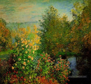  impressionnistes - Le jardin Hoschedes à Montgeron Claude Monet Fleurs impressionnistes